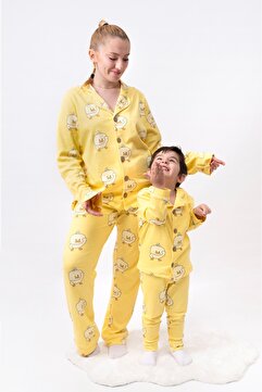 Genel Markalar Anne-Bebek-Çocuk %100 Pamuk Pijama Takımı :BEDENLER AYRI AYRI SATIN ALINIR)