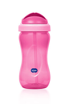 Wee Baby Sportif Pipetli Bardak Akıtmaz Bebek Bardağı Suluk 350 Ml 6+ Ay Pembe