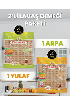 Asrın Tandırı 2'Lİ PAKET (1 Paket Ekşi Hamurlu Yulaf Lavaş Ekmeği - 1 Paket Ekşi Hamurlu Arpa Lavaş Ekmeği)