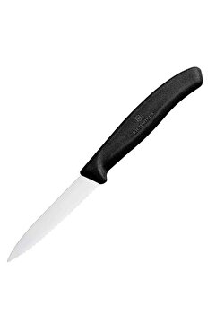 VICTORINOX Soyma Bıçağı 8 cm Testere Ağızlı Swiss Classic Siyah ( VT 6.7633 )
