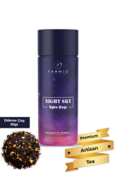 FARMİO NIGHT SKY – Uyku Çayı – 50gr – Melisalı Uyku Destekleyici Çay
