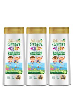 Mom's Green 3'lü Set- Kids Organik Aloeveralı Çocuk Şampuanı (400ML X 3 ADET)
