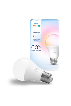 Philips Hue Essential 8W E27 806 Lumen Renkli Akıllı Ampul A60