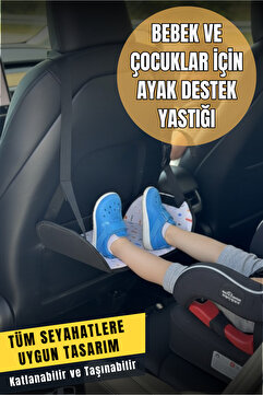 YHH Kids TravelEase Araba Bebek Ayak Uzatma Aparatı – Yükseklik Ayarlı Çocuk Ayak Desteği