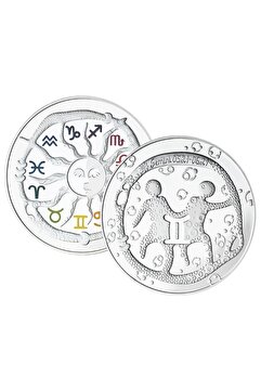 RimaGold Burç Madalyası İkizler Gümüş Sikke Coin