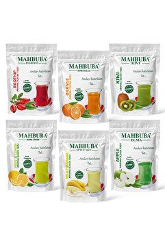 Mahbuba Oralet Çayı Içecek Tozu Tanışma Paketi 6x250gr Hot Drink Sıcak Tüketiniz