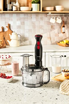 Karaca Pro Multimax 6 in 1 Çok Amaçlı Mutfak Robotu/Blender Seti Black 2000 W