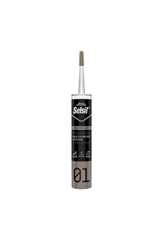 Selsil Genel Amaçlı Şeffaf Silikon 280gr