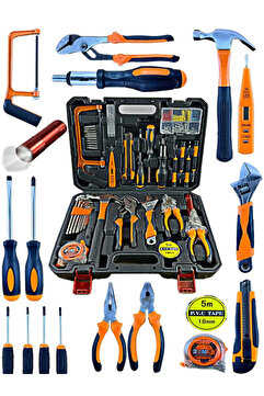 CRAFTERTOOLS Germany Technology 105 Parça Özel Alışım Çelik Profesyonel Alet Takım Seti 105 Pcs Set