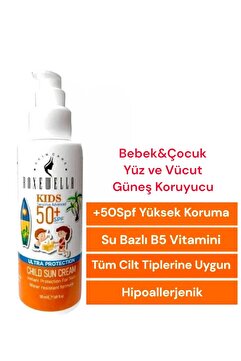 ROXEWELLA Çocuk & Bebek Güneş Kremi 50spf Leke Karşıtı Yüksek Koruma 50 ml