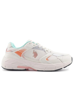 U.S. Polo Assn. U.s. Polo Assn. Felix Wmn 4Fx Kadın Bej-Turuncu-Yeşil Sneaker Ayakkabı