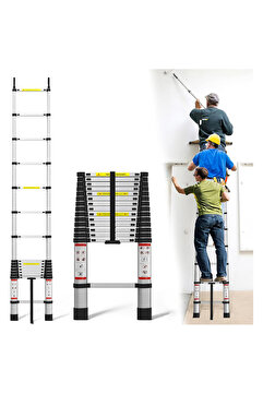 ROBO Paslanmaz Çelik Katlanır Merdiven 5.1 Metre