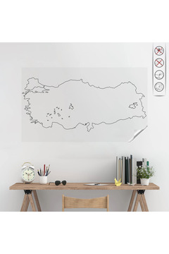 Cengo 48x110 Statik Kağıt Dilsiz Türkiye Haritası