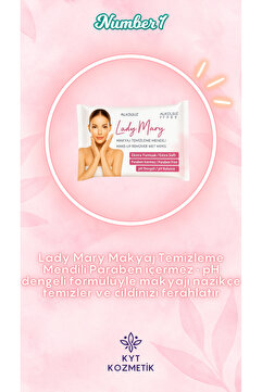 LADY MARY FASHİON Lady Mary Makyaj Temizleme Mendili 25'li
