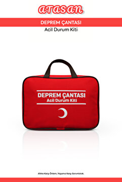 atasan 33 Parça Deprem Afet Çantası Acil Durum Ilk Yardım Kiti Seti