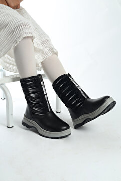 Moda Lime Unisex Su Geçirmez Ortapedik Yüksek Taban Beyaz Desen Çocuk Kışlık Bot Çocuk Kışlık Çizme Çocuk Bot