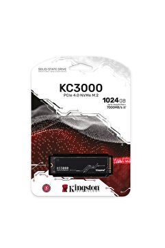 Kingston 1TB KC3000 NVMe M.2 7000MB / 6000MB Yazma Hızı SKC3000S/1024G SSD
