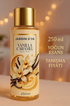 JARDIN D'OR VANILLA CARAMEL BODY MIST / VANİLYA KARAMEL VUCÜT SPREYİ