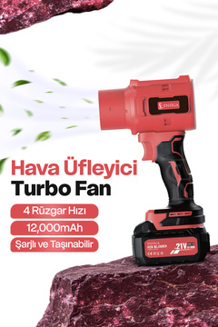 EN SİGA Turbo Fan Hava Yaprak Toz Üfleyici 32.000RPM