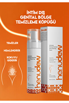 Henudew İntim Dış Genital Bölge Temizleme Köpüğü Koku Önleyici, pH Dengeli, Nioli Yağı, Çay Ağacı Yağı