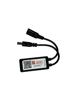 DORA LED Tuya Destekli Wifi Kontrollü Siyah Dimmer Şerit Led Kontrol Cihazı 5-24V