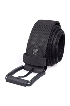 Tudors Erkek %100 Hakiki Deri 4 cm Spor Siyah Kemer