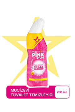 ThePinkStuff Mucizevi Tuvalet Temizleyici 750 ml – Jel Formüllü, Kireç & Bakteri Karşıtı, WC İçin Güçlü Temizlik