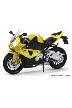 Oyuncak Bayim Welly BMW S 1000 RR 1:18 Diecast Motosiklet Model – Lisanslı Metal Maket Oyuncak & Biblo