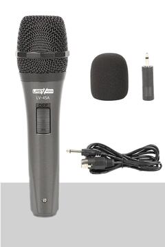 Lastvoice Lv-45A Dinamik Kablolu EL Mikrofon (Kablo Sünger ve Aparat Hediyeli)