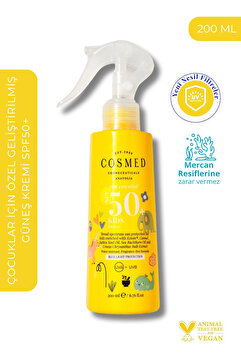 COSMED Çocuk Güneş Koruyucu Sprey Losyon SPF50/SUN ESSENTIALS KIDS SPF50+ 200 ML