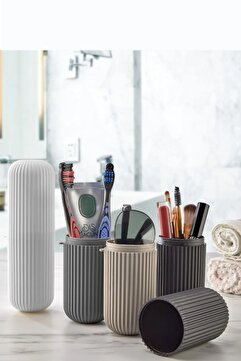 Kitchen Beauty Seyahat Tipi Aksesuar Taşıma Kabı Gözlük Diş Macunu Saklama Kutusu Makyaj Fırçası Kutusu