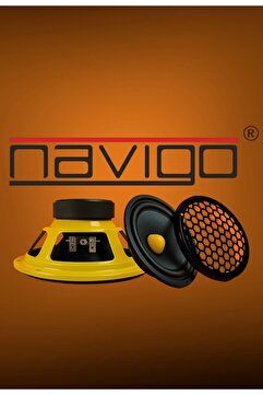 BOSHMAN Navigo 16 Cm Turbo Serisi Çifti 1760 Watt Midrange Hoparlör Ve Kapak Takımı