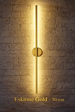 Genel Markalar Modern Dekoratif Led Duvar Aplik 70 Cm Günışığı ESKİTME 1 Adet ( PİLLİ )