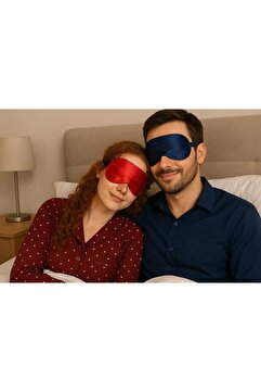 MPY GLOBAL %100 Ipek Saten Uyku Maskesi ,Göz Bandı, 2li Set, Uyku Bandı, Yoga Bandı