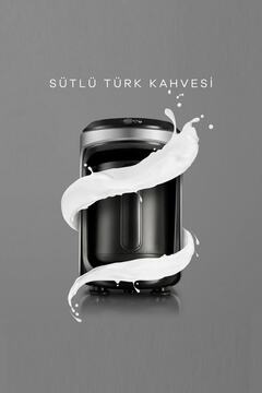 Karaca Hatır Hüps Sütlü Türk Kahve Makinesi Galaxy Gray