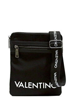 Valentino Mario 20,5 x 25 x 1 Siyah Erkek Postacı Çantası VBS47303 CROSSBAG