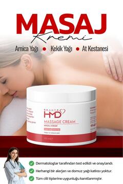 BEAUTE HMD arnica ve kekik yaglı masaj yagı kremi 100 ml