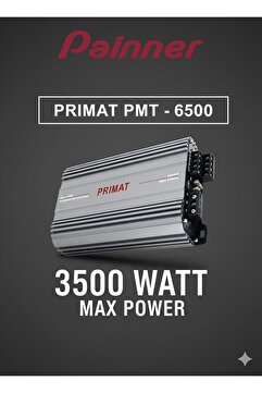 Painner Pmt-6500 3500 Watt 4 Kanal Oto Amfi 4ohm 4x60 Rms 2ohm 4x90rms Profesyonel Oto Araba Amfisi