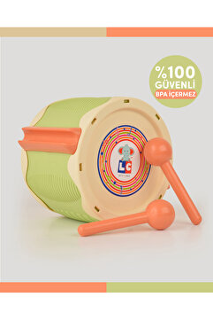 let's be child Yeşil Eğlenceli Davul