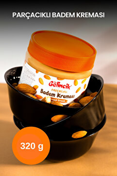 GELİNCİK HAŞHAŞ PARÇACIKLI BADEM KREMASI KAHVALTILIK ÖZEL ÜRETİM 320G SÜRÜLEBİLİR BADEM KREMASI