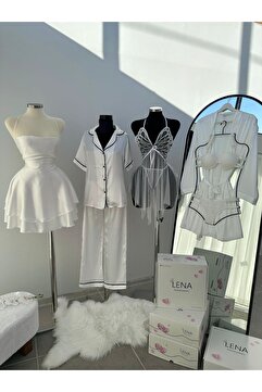Lena Homewears Ekru Pare Serisi Gelin Çeyiz Seti