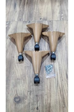 MUTLU ALIŞVERİŞ MERKEZİ Tekerlekli Sihirli Sehpa Masa Ayağı 360 Derece Dönebilen 17 Cm 4 Adet Söğüt. Vida Hediyeli!!!