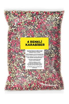 by organik 4 Renkli Tane Karabiber 100 gr ( Elenmiş, İri Taneli )