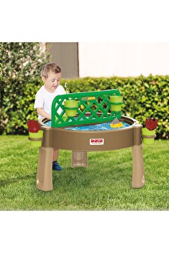DOLU TOY FACTORY 4’ü 1 Arada Gardening Kum-Su-Aktivite Masası-Bitki Yetiştirme | İç ve Dış Mekan