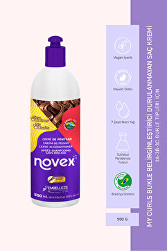 NOVEX My Curls - Kıvırcık Saçlar Için Bukle Belirginleştirici Durulanmayan Saç Bakım Kremi 500g