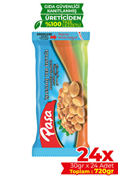 Paşa İşlenmiş Yer Fıstığı 30 gr X 24 Adet (720 GR)