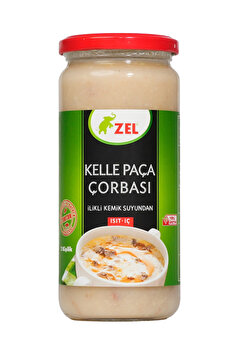 Zel Kelle Paça Çorbası - 480 ml x 6 ADET (Ilikli Kemik Suyundan)