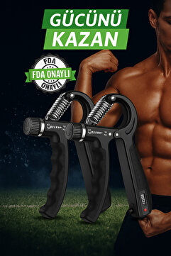 BLUE SİDE Fitness Sayaçlı El Yayı Sporcular El Egzersiz Aleti Sayaçlı Sıkı El Yayı
