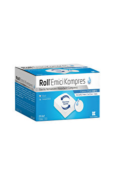 Roll Nonwoven Steril Emici Gaz Kompres 7,5cm x 7,5cm - 1 Kutu - 100 Adet