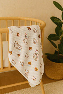 OMY DESENLİ BATTANİYE&KUNDAK 85X90 CM PAMUKLU KUMAŞ